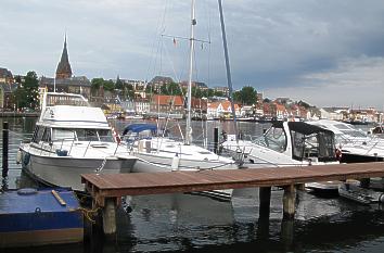 Hafen an der Flensburger Förde in Flensburg