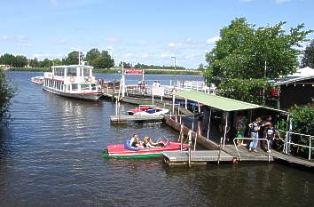 Anleger an der Treene in Friedrichstadt