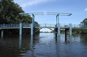 Blaue Brücke in Friedrichstadt