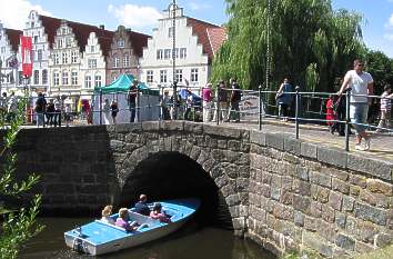 Gracht am Malerwinkel in Friedrichstadt