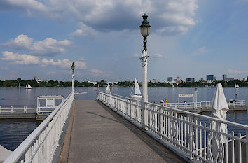 Schiffanlegestelle Rabenstraße Außenalster Hamburg