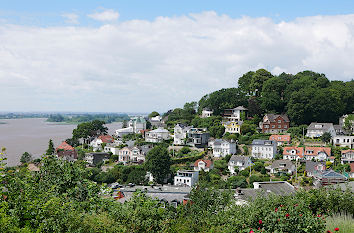 Blick zum Süllberg in Hamburg-Blankenese