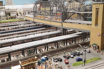 Bahnhof im Miniatur Wunderland