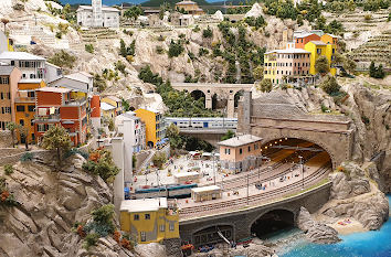 Italienische Küste im Miniatur Wunderland Hamburg