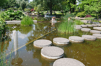 Trittsteine Wassergarten Planten un Blomen Hamburg