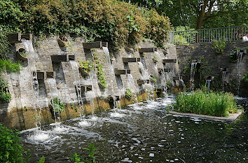 Wasserspiele an der Jungiusstraße Wallanlagen Hamburg