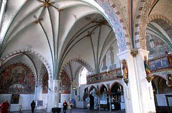 Kirchenhalle im Heiligen-Geist-Hospital in Lübeck