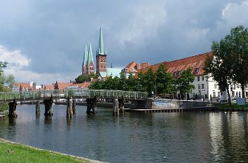 Dankwartsbrücke im Malerwinkel in Lübeck