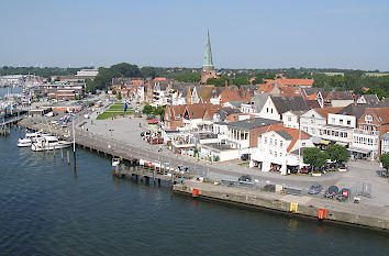 Blick auf Travemünde