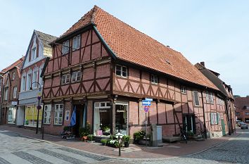 Altstadt mit Hauptstraße in Mölln