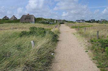 Weg und Landschaft Insel Sylt