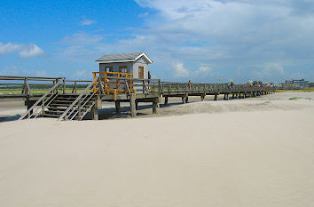 Steg zum Strand in St. Peter-Ording