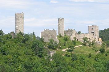 Gesamtansicht der Brandenburg an der Werra