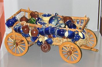 Miniaturwagen mit Bürgeler Keramik