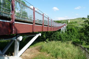 Holzbrücke Neue Landschaft Ronneburg