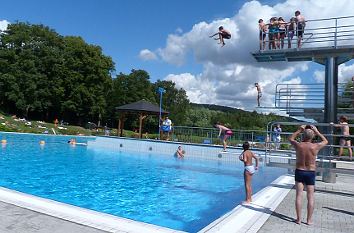 Sprungturm Freibad Bad Berka