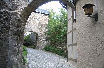 Zugang Schloss in Leutenberg
