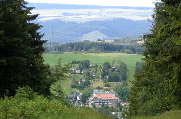 Aussicht am Fröbelturm