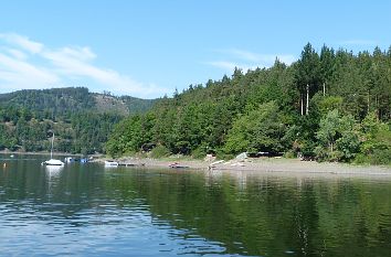 Badestelle Stausee Hohenwarte