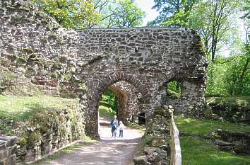 Zwei Tore der Vorburg Hohnstein