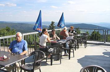 Aussicht an einem der Berggasthöfe