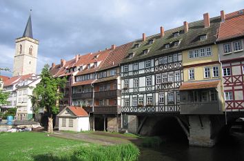 Merchants' Bridge in Erfurt