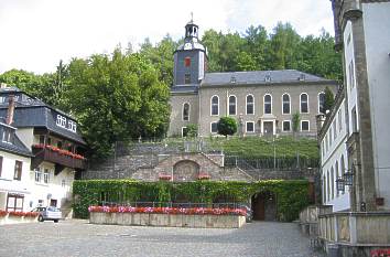 Blick zur Stadtkirche Leutenberg