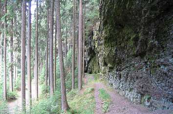 Felsüberhang Marderbachgrund