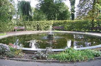 Goldfischteich Park Orangerie Meuselwitz