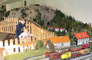 Harzer Schmalspurbahn und Brocken Modellbahn Wiehe