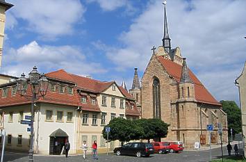 Otto Dix Haus und St. Marienkirche in Gera