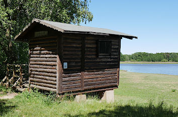 Vogelbeobachtungsstation am Moosteich