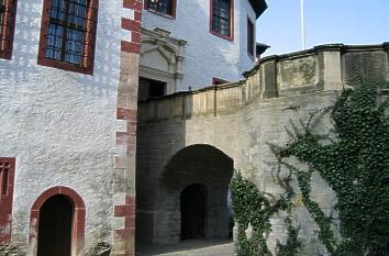 Brücke Eingang Burg Posterstein