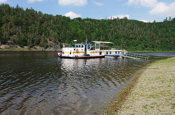 Ufer des Bleilochstausees