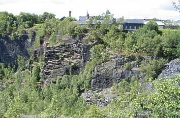 Tagebaugrube Schieferbergwerk Lehesten