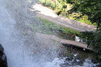 Trusetaler Wasserfall von oben