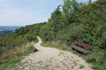 Wanderweg auf den Hörselbergen