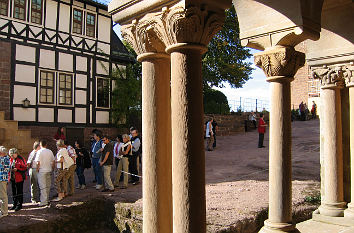 Romanische Bögen am Palas der Wartburg