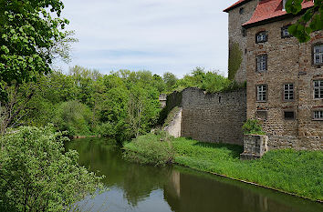 Wassergraben Wasserburg Kapellendorf