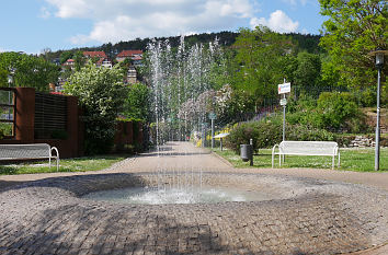 Springbrunnen Kurpark Bad Frankenhausen