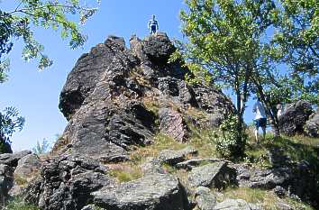 Gebrannter Stein bei Oberhof