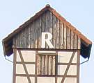 Rennsteig Markierung "R"