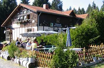 Rennsteigbaude am Großen Dreiherrenstein