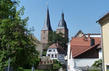 Rote Spitzen in Altenburg