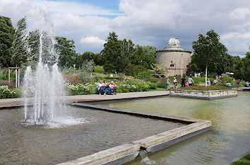 Wasserachse und Sternwarte egapark Erfurt