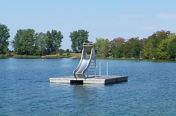 Wasserrutsche im Naherholungsgebiet Nordstrand