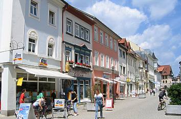 Fußgängerzone Georgstraße in Meiningen