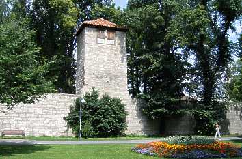 Stadtmauer in Mühlhausen