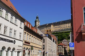 Blick zum Schloss Heidecksburg