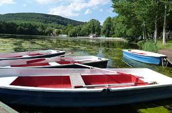 Ruderboote Bebraer Teiche Sondershausen